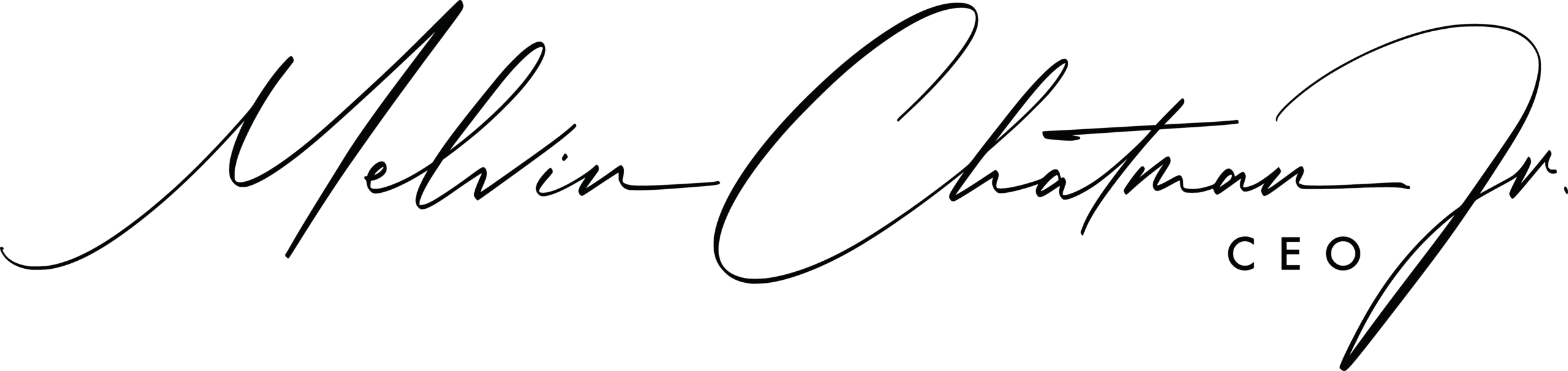 Signature of Melvin Chatman Jr.